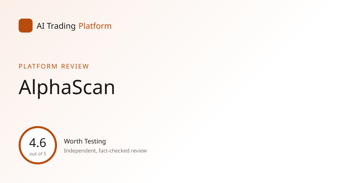AlphaScan Review 2026: Safe to Sign Up?