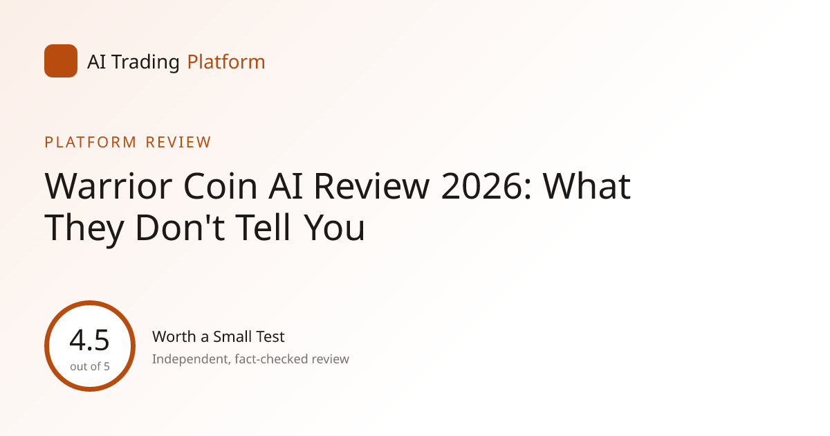 Warrior Coin AI Review 2026: What They Don't Tell You